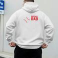 Baseball Dad Men USA American Flag Fathers Day 4th Of July Premium Men's Hoodie Back Print Baseball Dad Men USA American Flag Fathers Day 4th Of July Premium Men's Hoodie Back Print