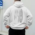 Baseball Dad Silhouette Bat Flag Stars Premium Men's Hoodie Back Print Baseball Dad Silhouette Bat Flag Stars Premium Men's Hoodie Back Print