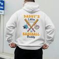 Baseball Daddy's Little Baseball Lover Kid Father's Day Men's Hoodie Back Print