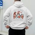 Basketball Gnomies Have Fun For Baseball Dad And Coach Premium Men's Hoodie Back Print