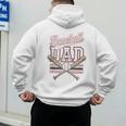 Best Baseball Dad Ever Vintage Baseball Daddy Father's Day Men's Hoodie Back Print Best Baseball Dad Ever Vintage Baseball Daddy Father's Day Men's Hoodie Back Print