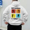 Best Baseball Dad Baseball Baseball Player Dad Saying Men's Hoodie Back Print Best Baseball Dad Baseball Baseball Player Dad Saying Men's Hoodie Back Print