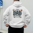 Best Dad Ever Father's Day Sports Papa Baseball Daddy Men's Hoodie Back Print Best Dad Ever Father's Day Sports Papa Baseball Daddy Men's Hoodie Back Print