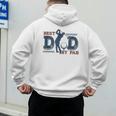 Best Dad By PAR Baseball Dad Men's Hoodie Back Print