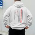 Father's Day USA Flag Patriotic Baseball Dad Premium Men's Hoodie Back Print Father's Day USA Flag Patriotic Baseball Dad Premium Men's Hoodie Back Print