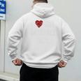 I Love Hot Baseball Dads Red Hearts Premium Men's Hoodie Back Print I Love Hot Baseball Dads Red Hearts Premium Men's Hoodie Back Print
