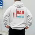 Patriotic Baseball Dad Father's Day American Flag Premium Men's Hoodie Back Print Patriotic Baseball Dad Father's Day American Flag Premium Men's Hoodie Back Print