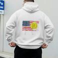 Patriotic Softball Dad Like A Baseball Dad Raglan Baseball Tee Men's Hoodie Back Print Patriotic Softball Dad Like A Baseball Dad Raglan Baseball Tee Men's Hoodie Back Print