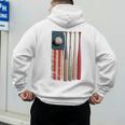 Patriotic USA Flag American Baseball Dad 4th Of July Premium Men's Hoodie Back Print Patriotic USA Flag American Baseball Dad 4th Of July Premium Men's Hoodie Back Print