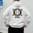 Proud Baseball Dad Men's Hoodie Back Print Proud Baseball Dad Men's Hoodie Back Print