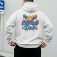 Retro Baseball Dad Dripping Ice Cream Father's Day Men's Hoodie Back Print Retro Baseball Dad Dripping Ice Cream Father's Day Men's Hoodie Back Print