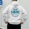 Rub Some Dirt On It Sports Coach Fans Baseball Dad Men's Hoodie Back Print Rub Some Dirt On It Sports Coach Fans Baseball Dad Men's Hoodie Back Print