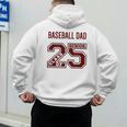 SENIOR BASEBALL DAD 2025 MAROON BASEBALL DAD SENIOR 25 3 Men's Hoodie Back Print SENIOR BASEBALL DAD 2025 MAROON BASEBALL DAD SENIOR 25 3 Men's Hoodie Back Print