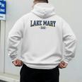 Vintage Lake Mary Florida Baseball Dad Lovers An Fans Men's Hoodie Back Print