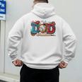 Women's Baseball Dad Father's Day Softball Baseball Player Coach Men Men's Hoodie Back Print