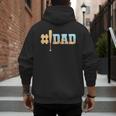 1 Dad Baseball Ice Cream Drip Fathers Day Baseball Daddy Men's Hoodie Back Print 1 Dad Baseball Ice Cream Drip Fathers Day Baseball Daddy Men's Hoodie Back Print