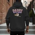 1st One Birthday Baseball Dad Daddy Of The Rookie Vintage Men's Hoodie Back Print 1st One Birthday Baseball Dad Daddy Of The Rookie Vintage Men's Hoodie Back Print