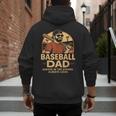 Baseball Dad – Always In The Stands Always Loud Retro Men's Hoodie Back Print