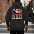 Baseball Dad Camo Father's Day Baseball Stuff Men Men's Hoodie Back Print Baseball Dad Camo Father's Day Baseball Stuff Men Men's Hoodie Back Print