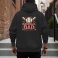 Baseball Dad Camouflage Tee For Proud Fathers Men's Hoodie Back Print