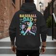 Baseball Dad Cool Fathers Day Coach Player Daddy Papa Men Men's Hoodie Back Print Baseball Dad Cool Fathers Day Coach Player Daddy Papa Men Men's Hoodie Back Print