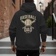 Baseball Dad Crossed Bats Cool Sports Fan Vintage Men's Hoodie Back Print Baseball Dad Crossed Bats Cool Sports Fan Vintage Men's Hoodie Back Print