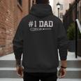Baseball Dad Daddy Father's Day Number One Baseball Dad Men's Hoodie Back Print Baseball Dad Daddy Father's Day Number One Baseball Dad Men's Hoodie Back Print