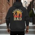 Baseball Dad Father Son Proud Daddy Papa Grandpa Sports Men's Hoodie Back Print Baseball Dad Father Son Proud Daddy Papa Grandpa Sports Men's Hoodie Back Print