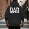 Baseball Dad Father's Day Birthday Baseball Graphic Men's Hoodie Back Print