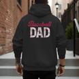 Baseball Dad For Father's Day Dad Daddy Baseball Lover Men's Hoodie Back Print Baseball Dad For Father's Day Dad Daddy Baseball Lover Men's Hoodie Back Print