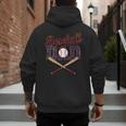 Baseball Dad Father's Day Vintage Retro Sarcastic Dad Men's Hoodie Back Print Baseball Dad Father's Day Vintage Retro Sarcastic Dad Men's Hoodie Back Print