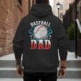 Baseball Dad Happy Fathers Day Dad Daddy Baseball Lover Men's Hoodie Back Print Baseball Dad Happy Fathers Day Dad Daddy Baseball Lover Men's Hoodie Back Print