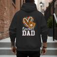 Baseball Dad Leopard Heart Colorful Men's Hoodie Back Print Baseball Dad Leopard Heart Colorful Men's Hoodie Back Print