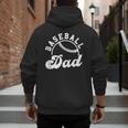 Baseball Dad Matching Baseball Team Lover Men's Hoodie Back Print