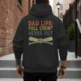Baseball Dad For Men Dad Life Full Count Never Out Men's Hoodie Back Print Baseball Dad For Men Dad Life Full Count Never Out Men's Hoodie Back Print
