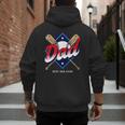 Baseball Dad Baseball Men's Hoodie Back Print Baseball Dad Baseball Men's Hoodie Back Print