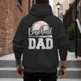 Baseball Dad Baseball Player Game Day Father's Day Men's Hoodie Back Print Baseball Dad Baseball Player Game Day Father's Day Men's Hoodie Back Print