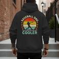 Baseball Dad Like A Regular Dad But Cooler Men's Hoodie Back Print Baseball Dad Like A Regular Dad But Cooler Men's Hoodie Back Print