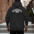 Baseball Dad School Sports Baseball Fan Father's Day Men's Hoodie Back Print Baseball Dad School Sports Baseball Fan Father's Day Men's Hoodie Back Print