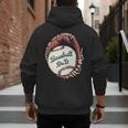 Baseball Dad Softball Glove And Ball Men's Hoodie Back Print Baseball Dad Softball Glove And Ball Men's Hoodie Back Print