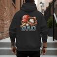 Baseball Dad Spectator Father's Day Game Day Youth Baseball Men's Hoodie Back Print Baseball Dad Spectator Father's Day Game Day Youth Baseball Men's Hoodie Back Print