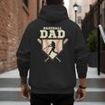 Baseball Dad Sport Fan Father Men's Hoodie Back Print