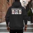 Baseball Dad Sport Happy Fathers Day Boys Kids Men's Hoodie Back Print Baseball Dad Sport Happy Fathers Day Boys Kids Men's Hoodie Back Print