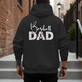 Baseball Dad Vintage Heart Present For Baseball Daddy Men's Hoodie Back Print Baseball Dad Vintage Heart Present For Baseball Daddy Men's Hoodie Back Print