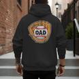 Baseball Glove Father's Day Baseball Dad Men's Hoodie Back Print
