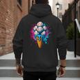 Baseball Ice Cream Drip Baseball Dad Sports Fan Youth Boys Men's Hoodie Back Print Baseball Ice Cream Drip Baseball Dad Sports Fan Youth Boys Men's Hoodie Back Print