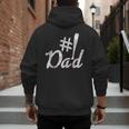 Baseball Player Dad Papa Fathers Day Number One Baseball Dad Men's Hoodie Back Print Baseball Player Dad Papa Fathers Day Number One Baseball Dad Men's Hoodie Back Print