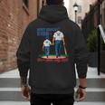 Best Coach Ever Fathers Day Baseball Dad Papa Sports Lover Men's Hoodie Back Print