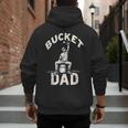 Bucket Dad Baseball Daddy Men's Hoodie Back Print Bucket Dad Baseball Daddy Men's Hoodie Back Print