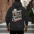 Cool Baseball Dad Saying For Sports Loving Dads Men's Hoodie Back Print Cool Baseball Dad Saying For Sports Loving Dads Men's Hoodie Back Print